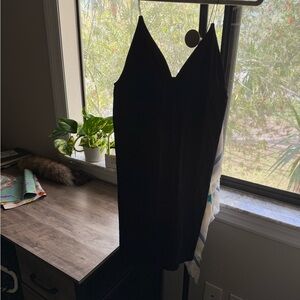 Free People Intimately Black Slip Dress